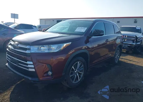 2017 Toyota Highlander Se/Xle из США, поврежденный, VIN 5TDJZRFH1HS408091